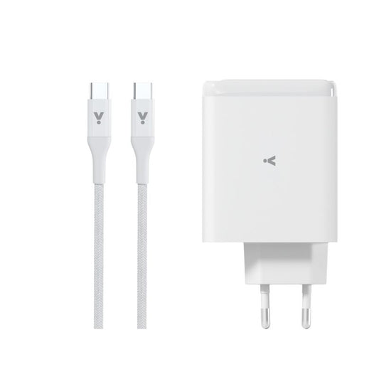 iSTYLE 100W GaN Charger Bundle with 2m USB-C cable - white