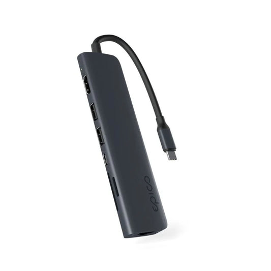 Hub Epico 7in1 Multimedia Hub s USB-C konektorom - tmavo atramentová