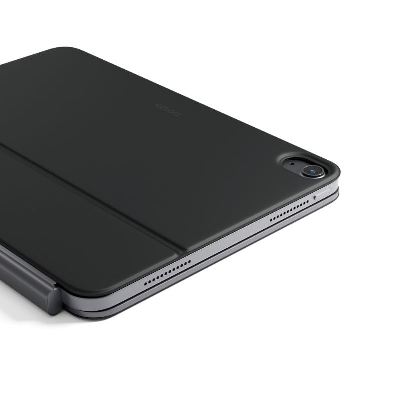 Epico UltraBoard tenká hliníková klávesnica s puzdrom EK40 pre iPad (10. a 11. generácie) - americká angličtina - vesmírne čierna - iSTYLE.sk