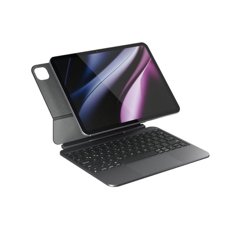 Epico UltraBoard tenká hliníková klávesnica s puzdrom EK40 pre iPad Pro 11" (3.-6. gen)/Air 10,9" (A14-M1)/Air 11" (M2-M4) - americká angličtina - vesmírne čierna