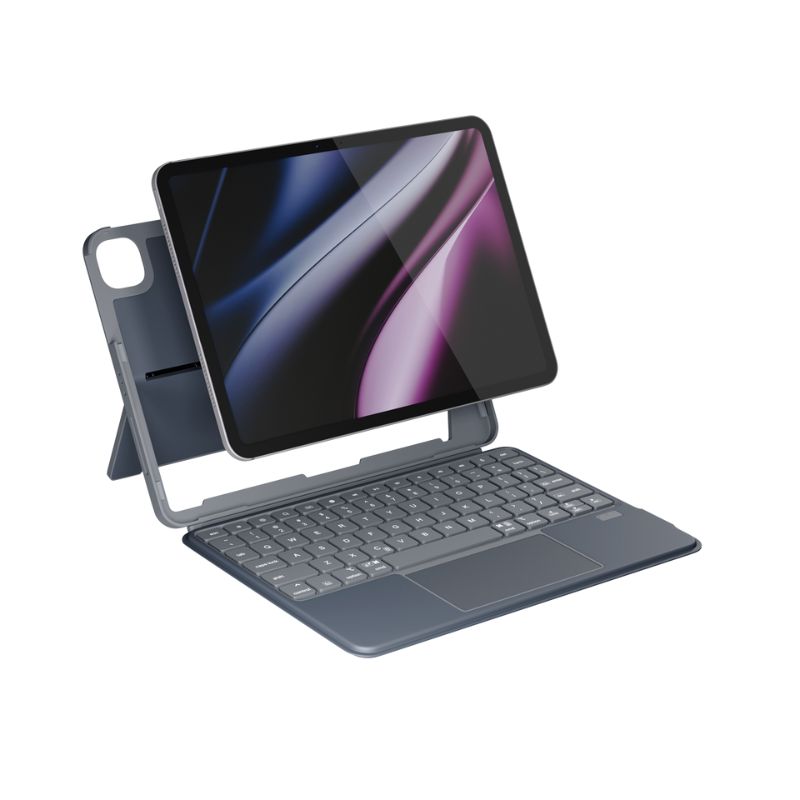 Epico UltraBoard podsvietená klávesnica s puzdrom EK30 pre Apple iPad 10,9" (2022)/11" A16 - slovenská - sivá - iSTYLE.sk