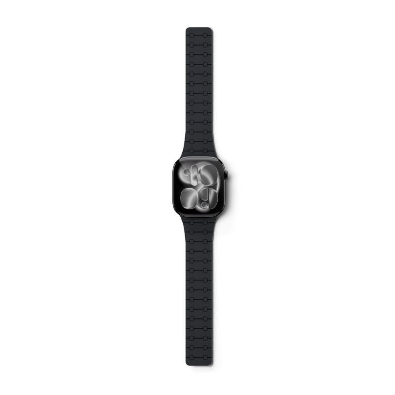 Epico Magnetic+ silikónový remienok pre Apple Watch 49/46/45/44/42mm - čierny