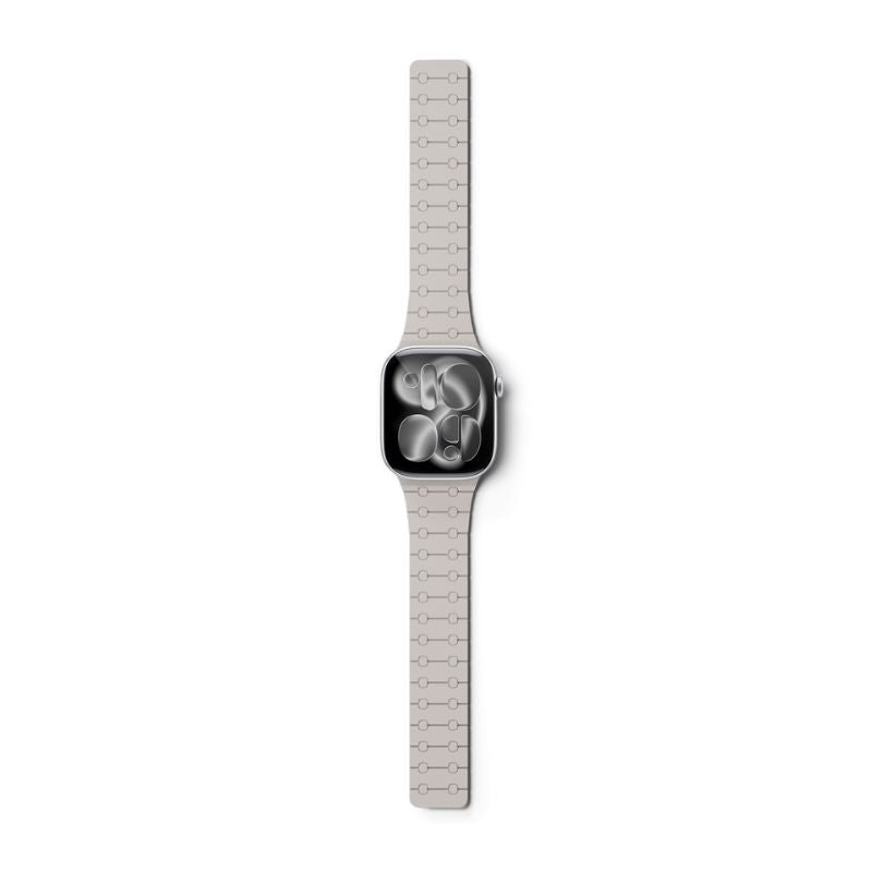 Epico Magnetic+ silikónový remienok pre Apple Watch 49/46/45/44/42mm - hviezdne biely