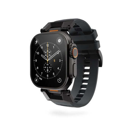 Epico Rubber Pro remienok s nerezovým zapínaním pre Apple Watch 49/46/45/44/42mm - modrá - iSTYLE.sk