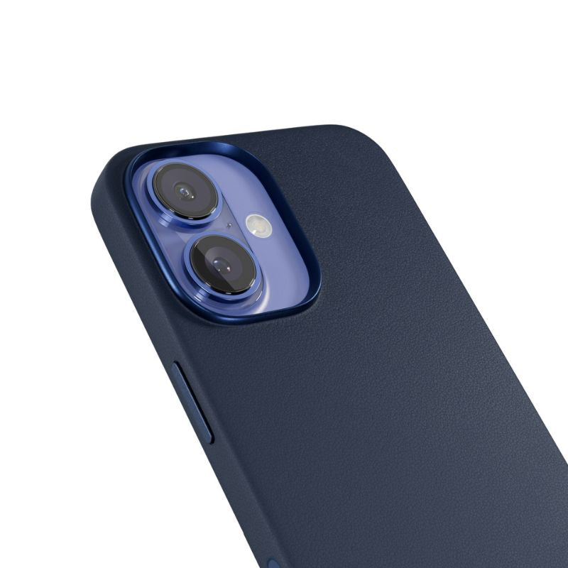 Kryt pre iPhone 16 Epico Leather Pro Mag+ Case - modrý