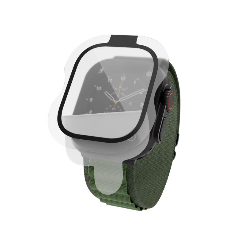 Ochranné sklo Epico SlimCeramic Glass 3D pre Apple Watch Ultra (49mm) - s jednokrokovým aplikátorom