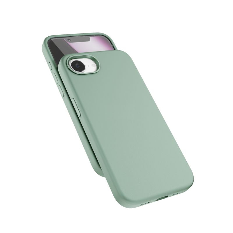 Kryt pre iPhone 16e/17e Epico Silicone Pro Mag+ Case - pastelovo mätový