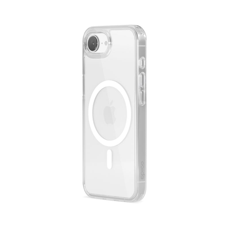 Kryt pre iPhone 16e/17e Epico Mag+ Hero Case - transparentný