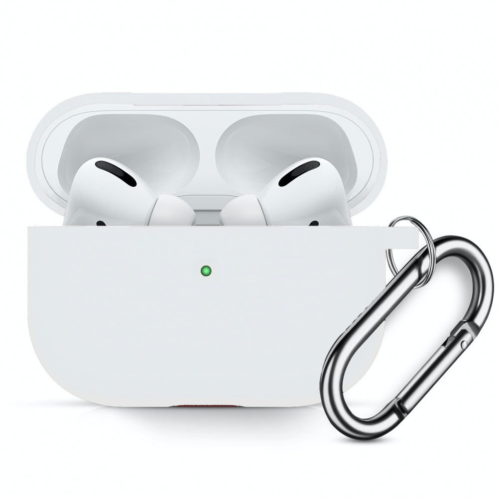 Innocent California Silicone AirPods Pro Case with Carabiner - Biela