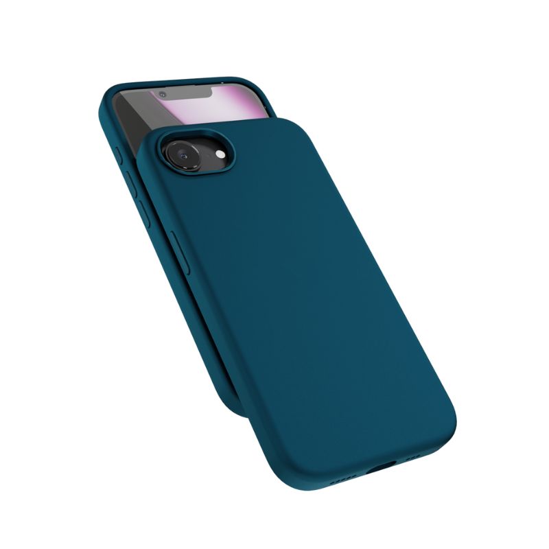 Kryt pre iPhone 16e/17e Epico Silicone Pro Mag+ Case - petrolejovo modrý