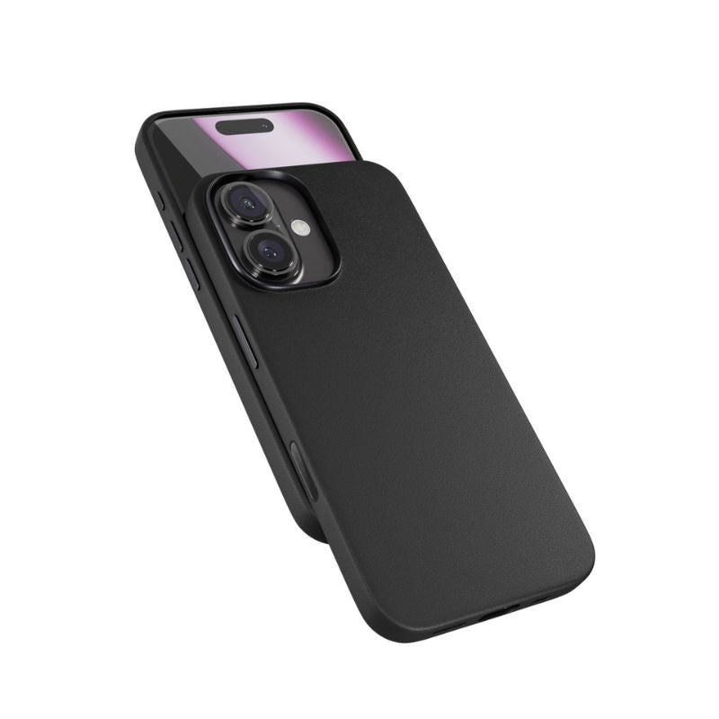 Kryt pre iPhone 16 Epico Leather Pro Mag+ Case - čierny