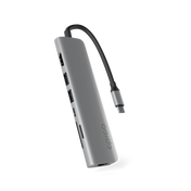 Hub Epico 7in1 Multimedia Hub s USB-C konektorom - tmavo atramentová - iSTYLE.sk