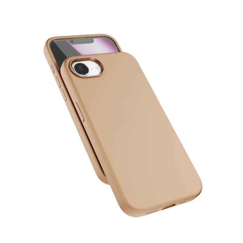 Kryt pre iPhone 16e/17e Epico Silicone Pro Mag+ Case - púštny titán