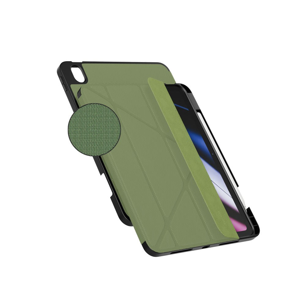 Puzdro Epico SolidWoven Flip so stojanom pre iPad 10,9″/11″ – zelené