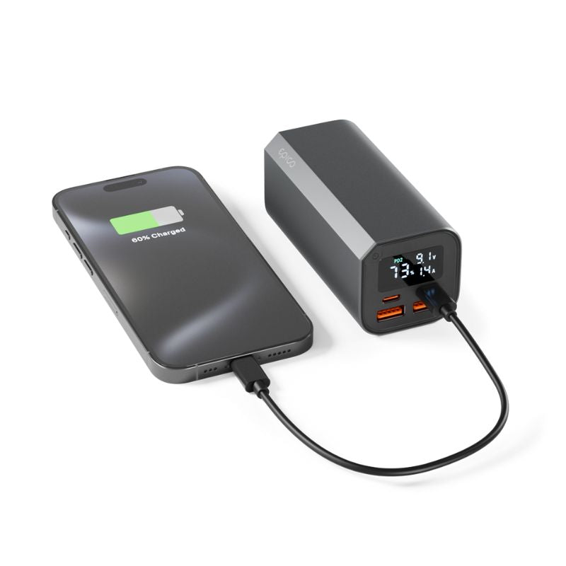 Hliníková powerbanka Epico PD 100W 20 000 mAh - vesmírne sivá