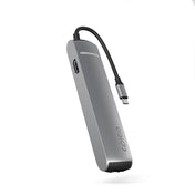 USB-C hub Epico 6v1 Slim Hub 8K s USB-C konektorom - vesmírne sivý