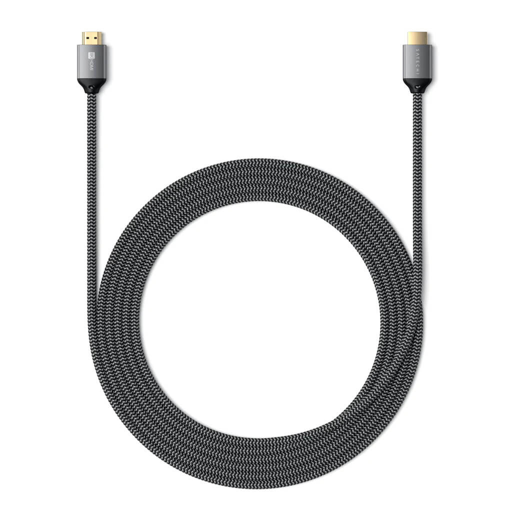Satechi 8K Ultra HD High Speed HDMI pletený kábel 2m - čierny