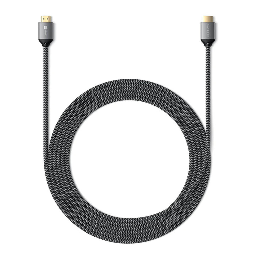 Satechi 8K Ultra HD High Speed HDMI pletený kábel 2m - čierny