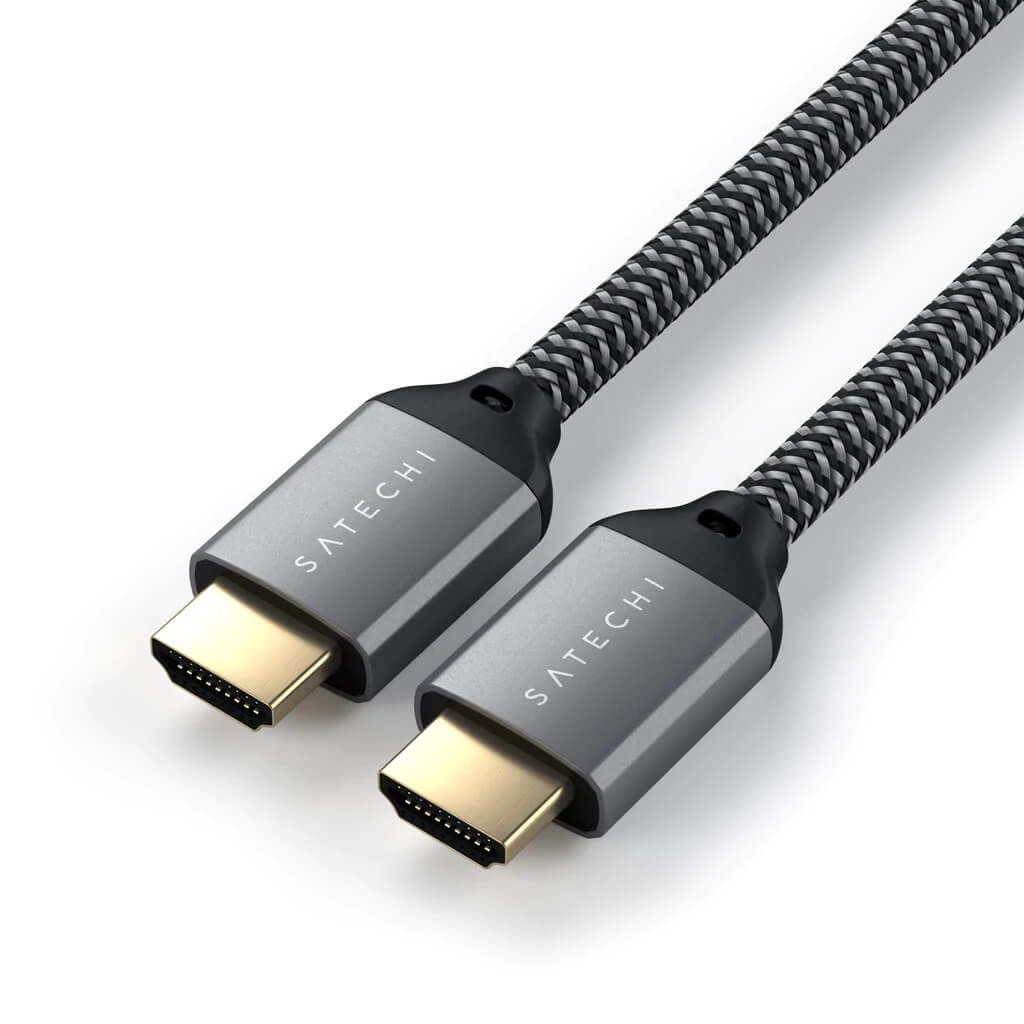 Satechi 8K Ultra HD High Speed HDMI pletený kábel 2m - čierny