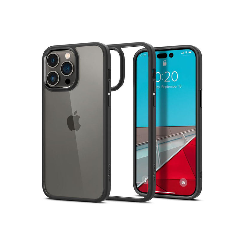 Spigen Crystal Hybrid Matte black - iPhone 14 Pro Max