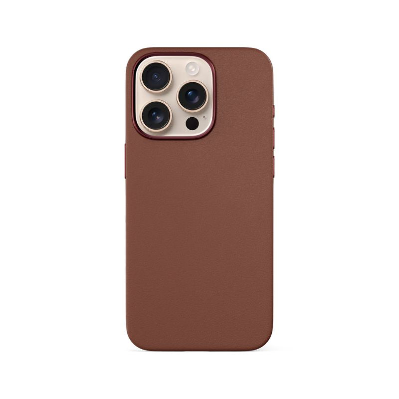 Kryt pre iPhone 16 Pro Epico Leather Pro Mag+ Case - hnedý