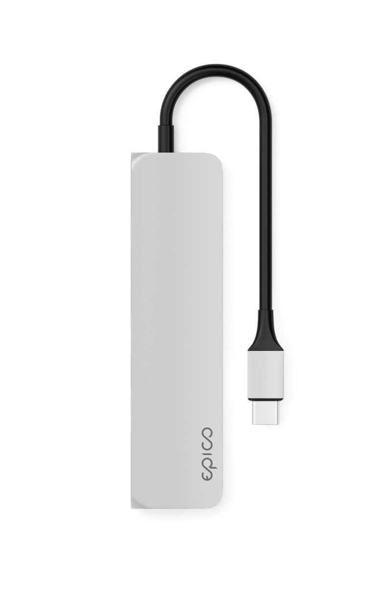 EPICO USB Type-C Hub Multi-Port 4k HDMI  - silver/black