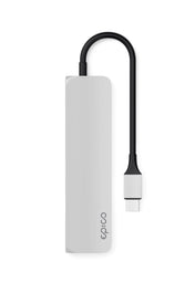 EPICO USB Type-C Hub Multi-Port 4k HDMI  - silver/black