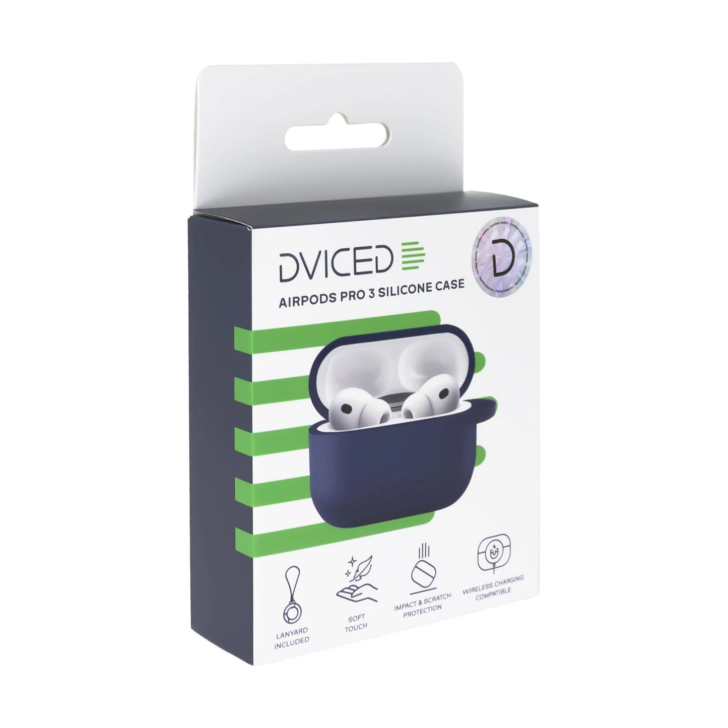 Silikónové puzdro Dviced pre AirPods Pro 3 - modré