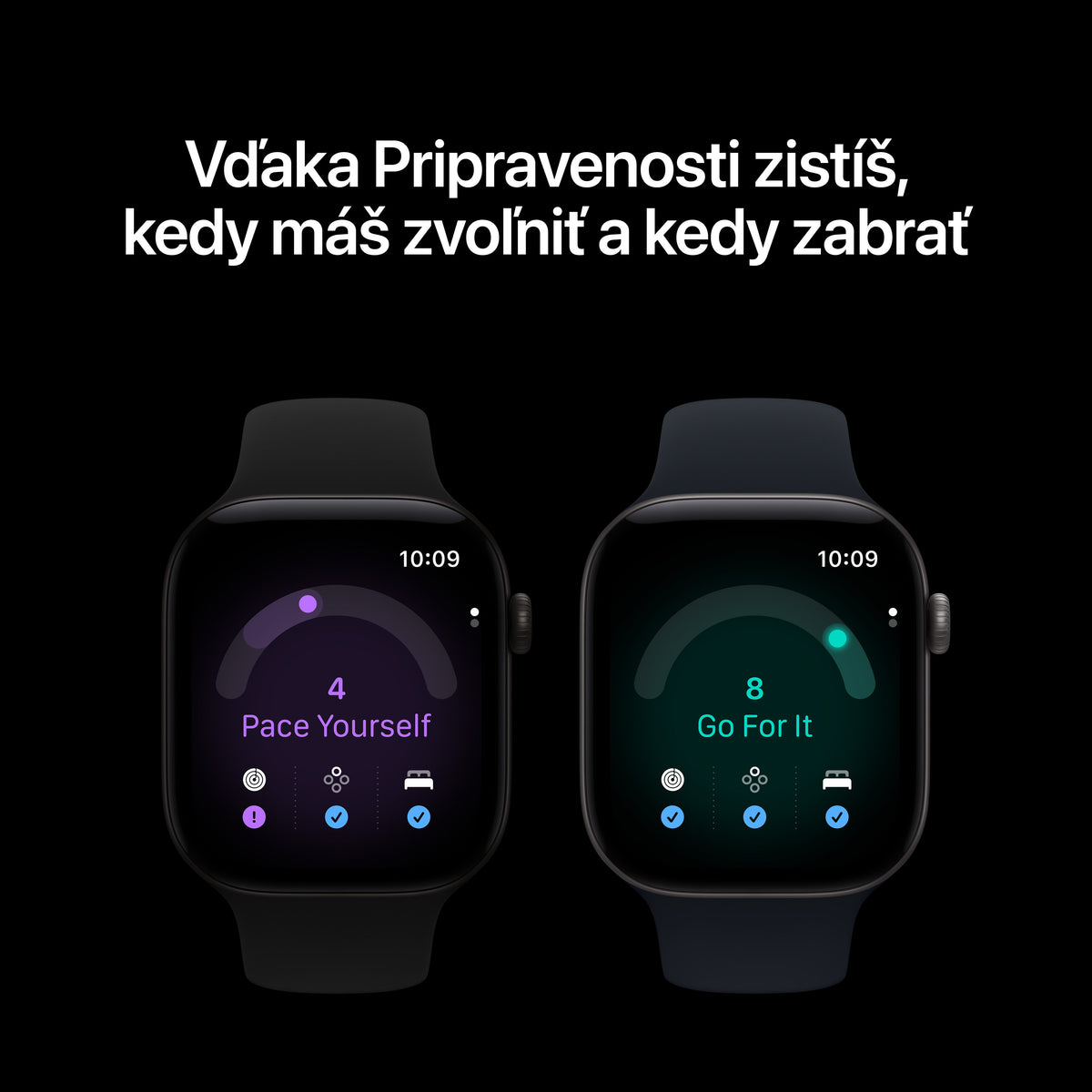 Apple Watch Series 12 GPS 42 mm – hliníkový kryt vo farbe čierna, športový remienok vo farbe čierna – M/L