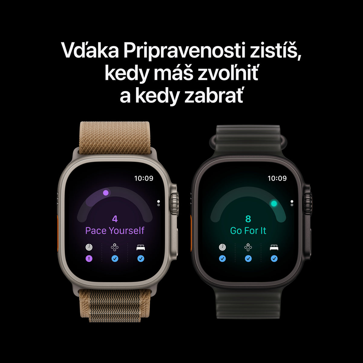 Apple Watch Ultra 4 GPS + Cellular 49 mm – titánový kryt vo farbe prírodná, titánová milánska slučka vo farbe prírodná – S