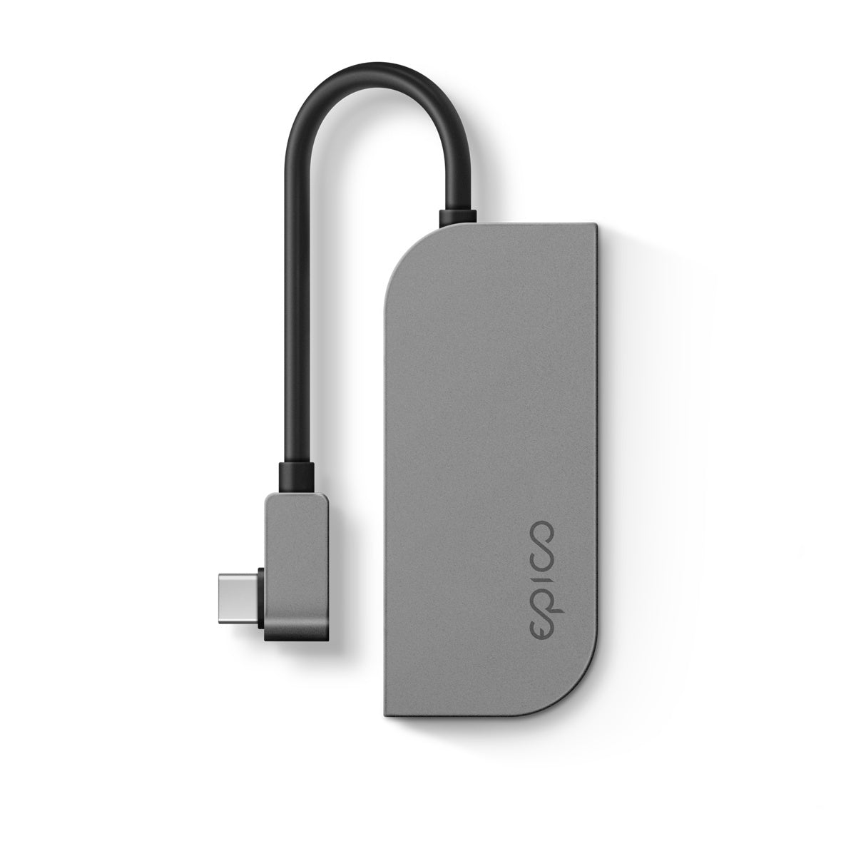 Epico USB-C Hub Pad pre iPad Pro – vesmírne sivý – zadná strana