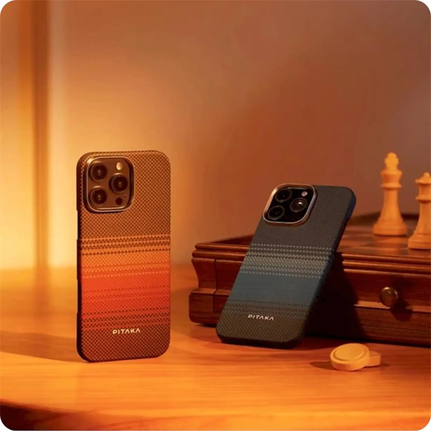 Kryt pre iPhone 16 Pitaka Ultra-Slim Case - Moonrise - iSTYLE.sk