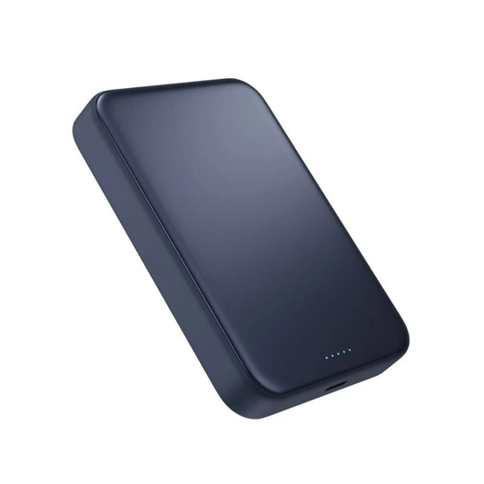 10 000mAh hliníková powerbanka Epico UltraPack Qi2 25W - tmavomodrá
