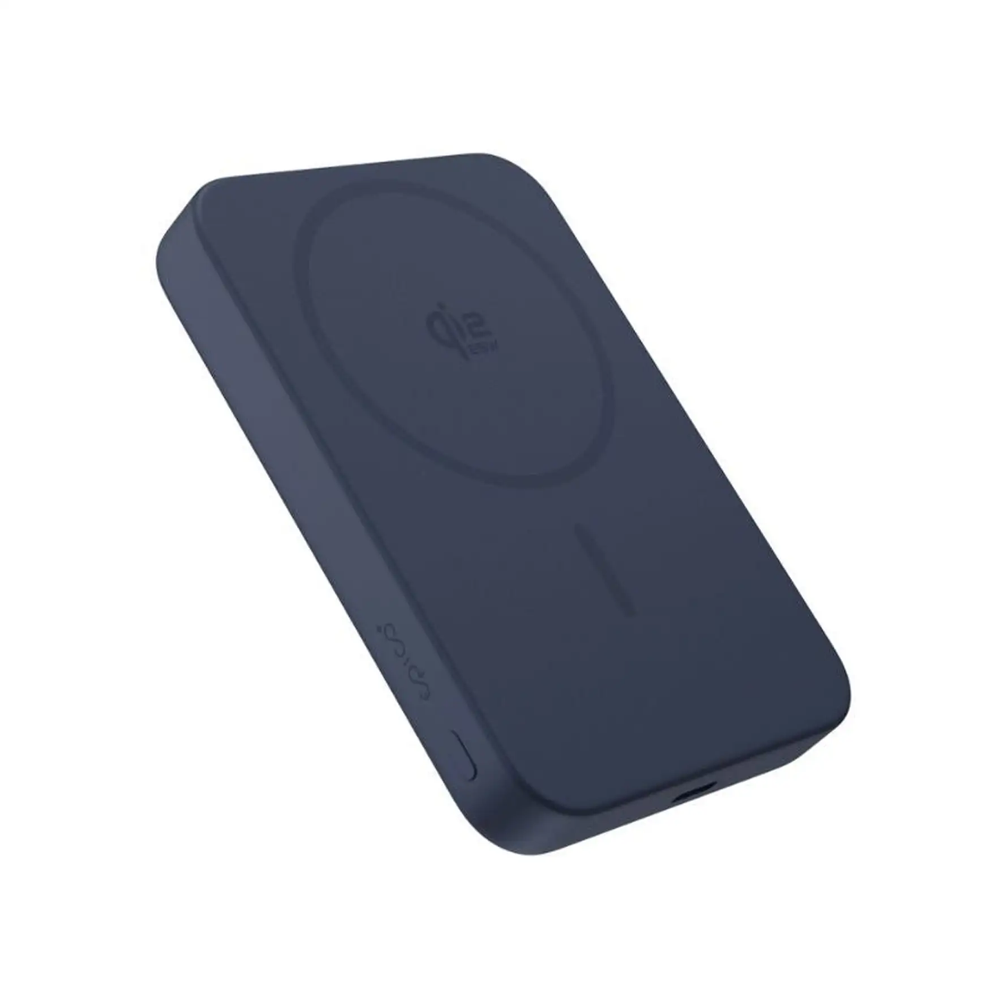 10 000mAh hliníková powerbanka Epico UltraPack Qi2 25W - tmavomodrá