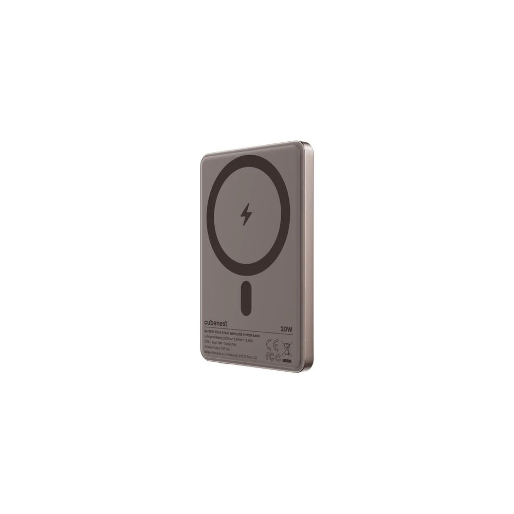 CubeNest S1B3D Slim MagSafe powerbanka (5000 mAh) - zlatá - iSTYLE SK