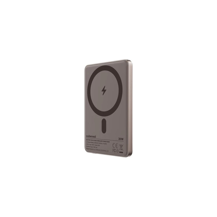 CubeNest S1B3D Slim MagSafe powerbanka (5000 mAh) - zlatá - iSTYLE SK