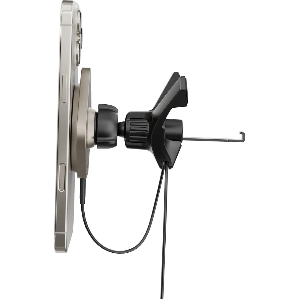 CubeNest SQ1C1 Qi2 (MagSafe) držiak do auta s nabíjaním - titánová - iSTYLE SK