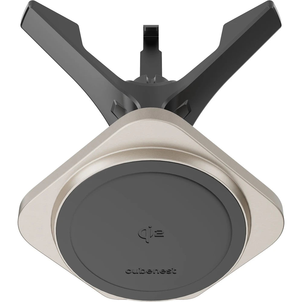 CubeNest SQ1C1 Qi2 (MagSafe) držiak do auta s nabíjaním - titánová - iSTYLE SK