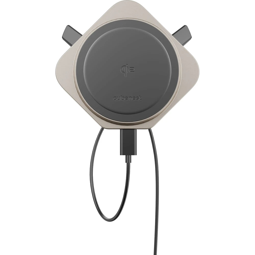 CubeNest SQ1C1 Qi2 (MagSafe) držiak do auta s nabíjaním - titánová - iSTYLE SK