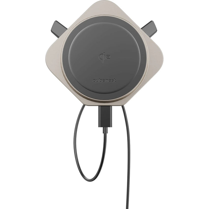 CubeNest SQ1C1 Qi2 (MagSafe) držiak do auta s nabíjaním - titánová - iSTYLE SK