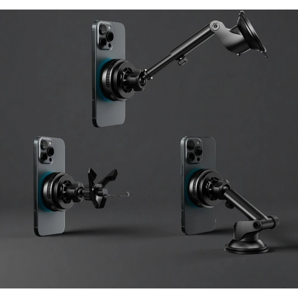 CubeNest SQ1C2 Qi2.2 (MagSafe) držiak do auta s nabíjaním a chladením - čierny - iSTYLE.sk