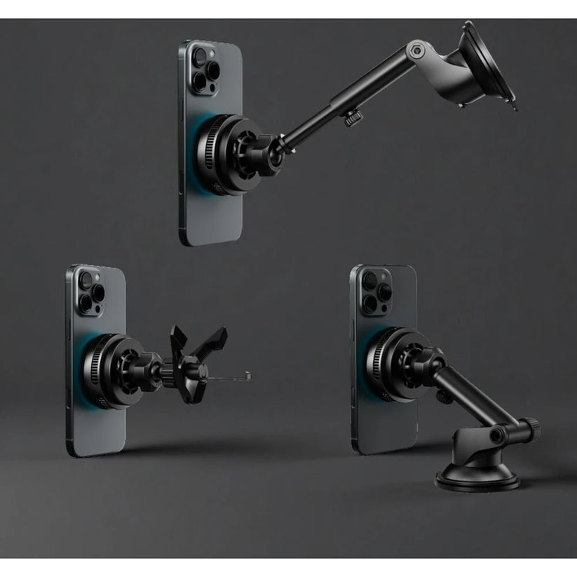 CubeNest SQ1C2 Qi2.2 (MagSafe) držiak do auta s nabíjaním a chladením - čierny - iSTYLE.sk