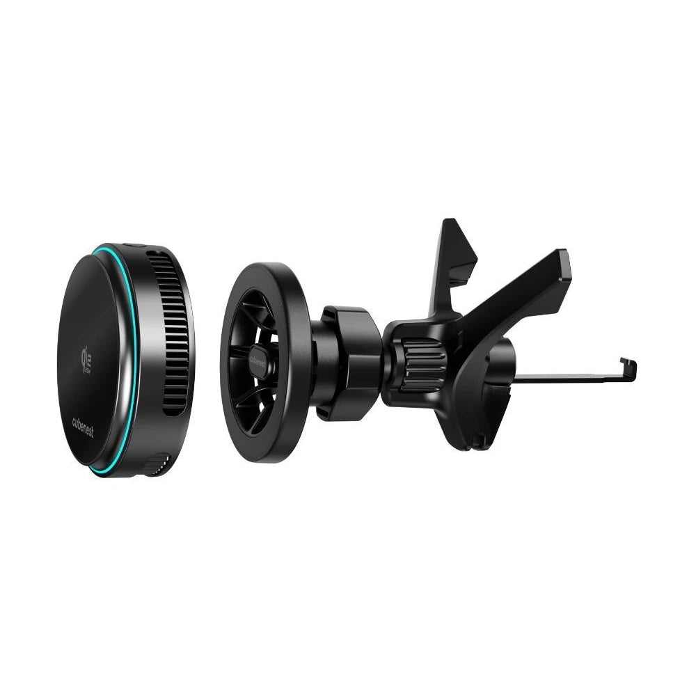 CubeNest SQ1C2 Qi2.2 (MagSafe) držiak do auta s nabíjaním a chladením - čierny - iSTYLE.sk