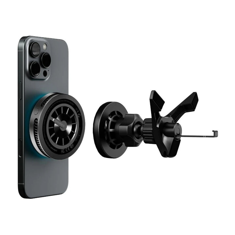 CubeNest SQ1C2 Qi2.2 (MagSafe) držiak do auta s nabíjaním a chladením - čierny - iSTYLE.sk