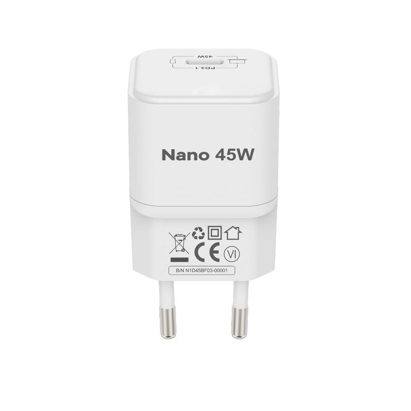 Cubenest PD GaN nano nabíjačka USB-C 45W N1D45 - biela - iSTYLE.sk
