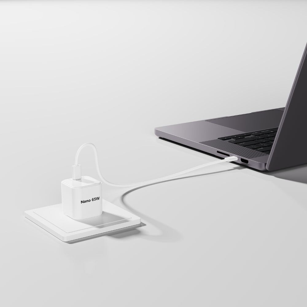 Cubenest PD GaN nano nabíjačka USB-C 65W N1D65 - biela - iSTYLE.sk