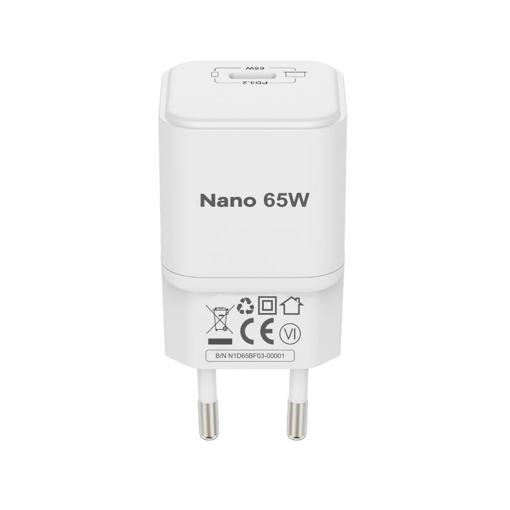 Cubenest PD GaN nano nabíjačka USB-C 65W N1D65 - biela