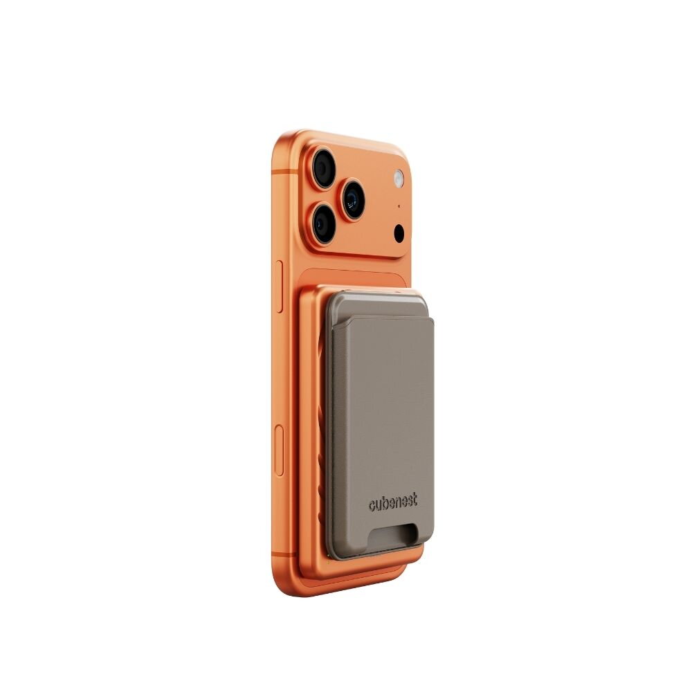 Cubenest Qi2 Magnetická bezdrôtová powerbanka SlimDual 5000 mAh SQ1B3D - oranžová
