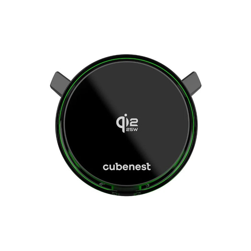 Cubenest SQ1C3 Qi2.2 (MagSafe) držiak do auta s nabíjaním a chladením - čierny - iSTYLE.sk
