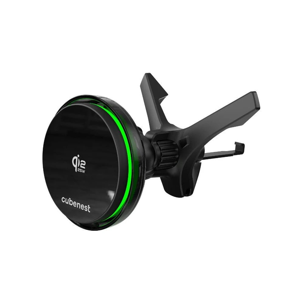 Cubenest SQ1C3 Qi2.2 (MagSafe) držiak do auta s nabíjaním a chladením - čierny - iSTYLE.sk